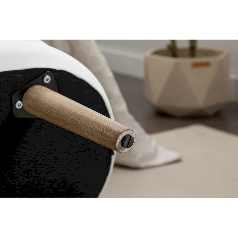Banc de rangement en velours