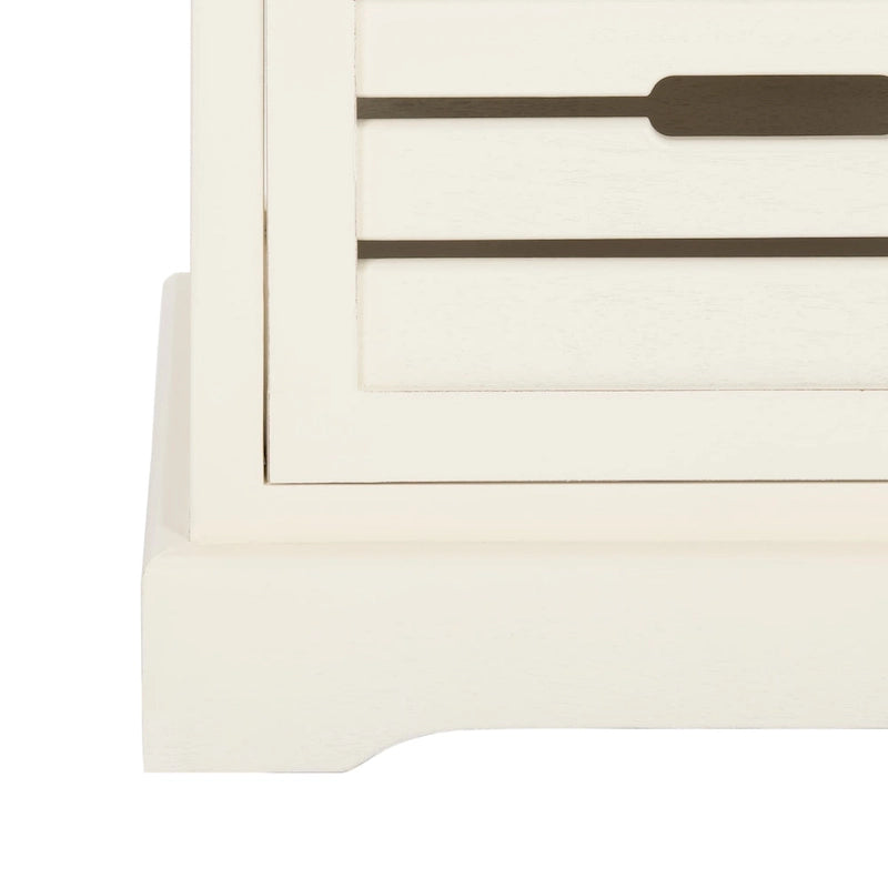 Meuble de rangement 5 tiroirs crème - 16,5 x 12,6 x 46,5 - 17Lx13Px47H