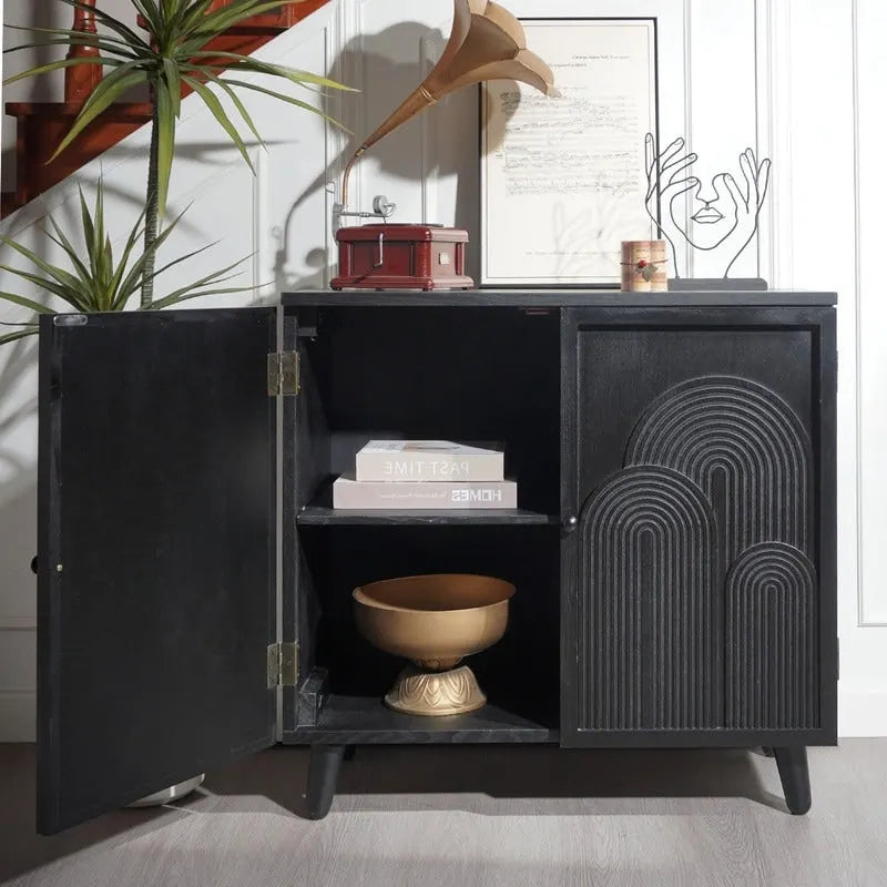 30 Armoires d'appoint en bois avec rangement, buffet pour salon, chambre ou entrée