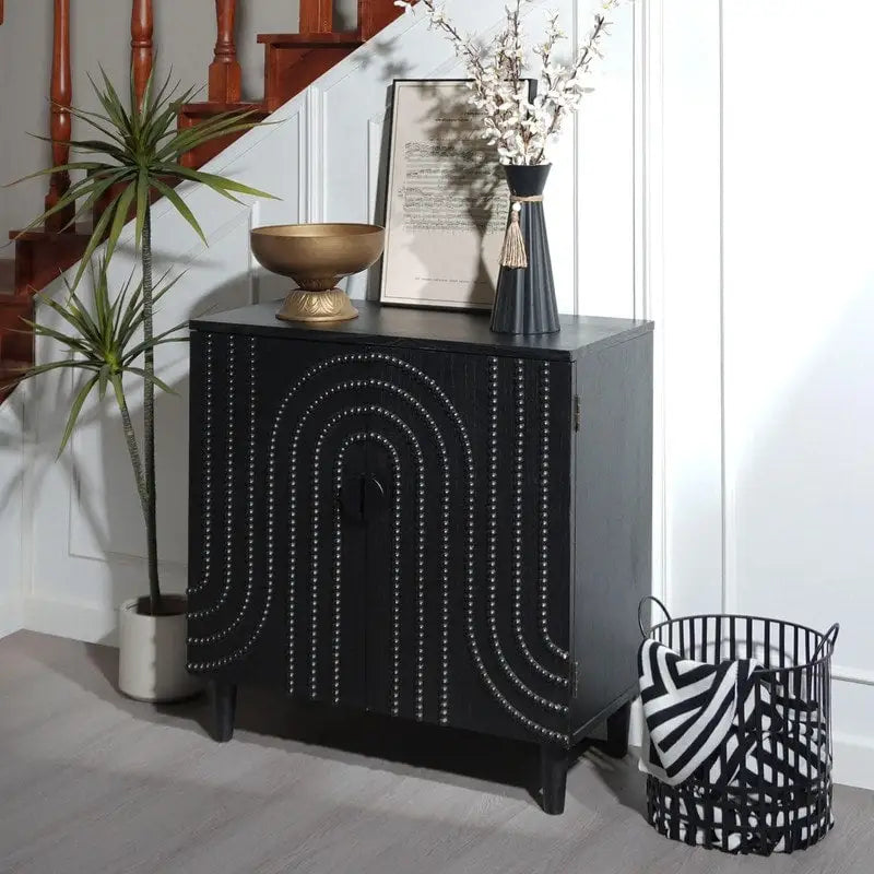 30 Armoires d'appoint en bois avec rangement, buffet pour salon, chambre ou entrée