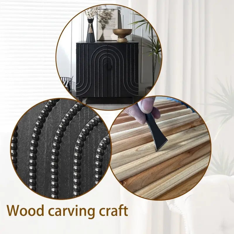 30 Armoires d'appoint en bois avec rangement, buffet pour salon, chambre ou entrée