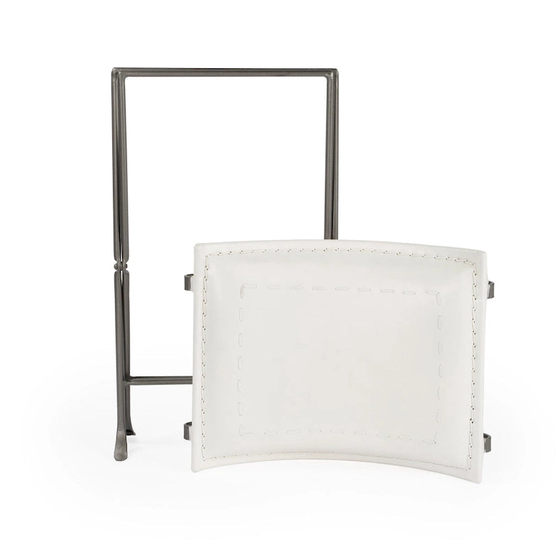 Tabouret en cuir fait main