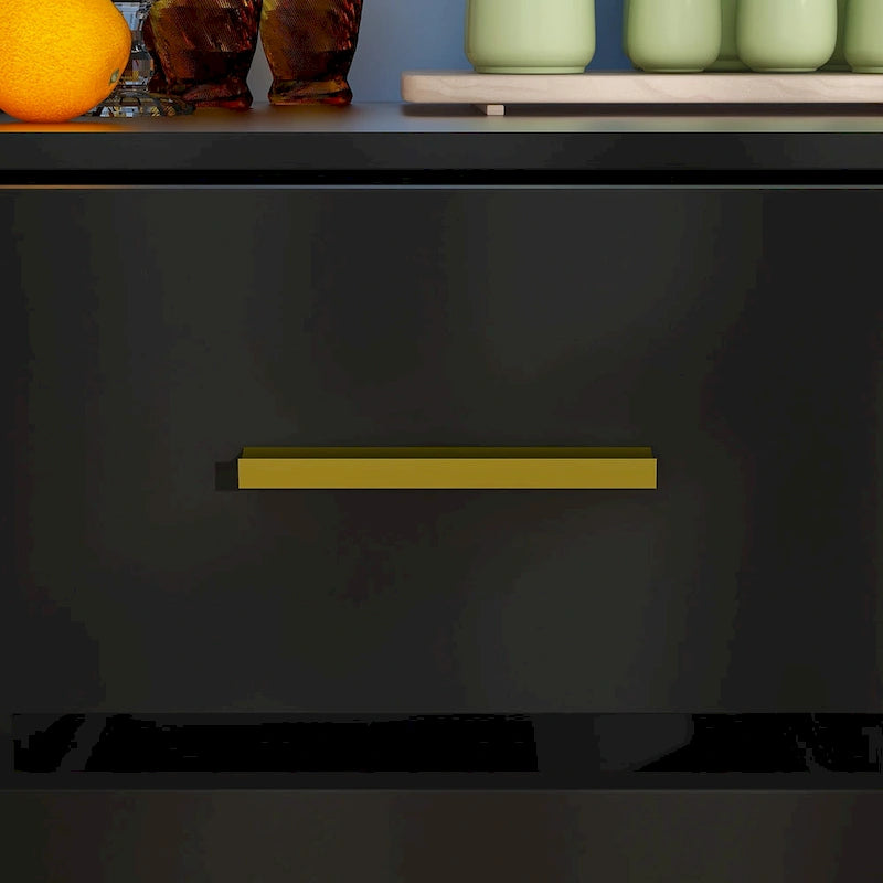 Buffet crédence à deux portes et trois tiroirs de 47 po - 47,2 long.