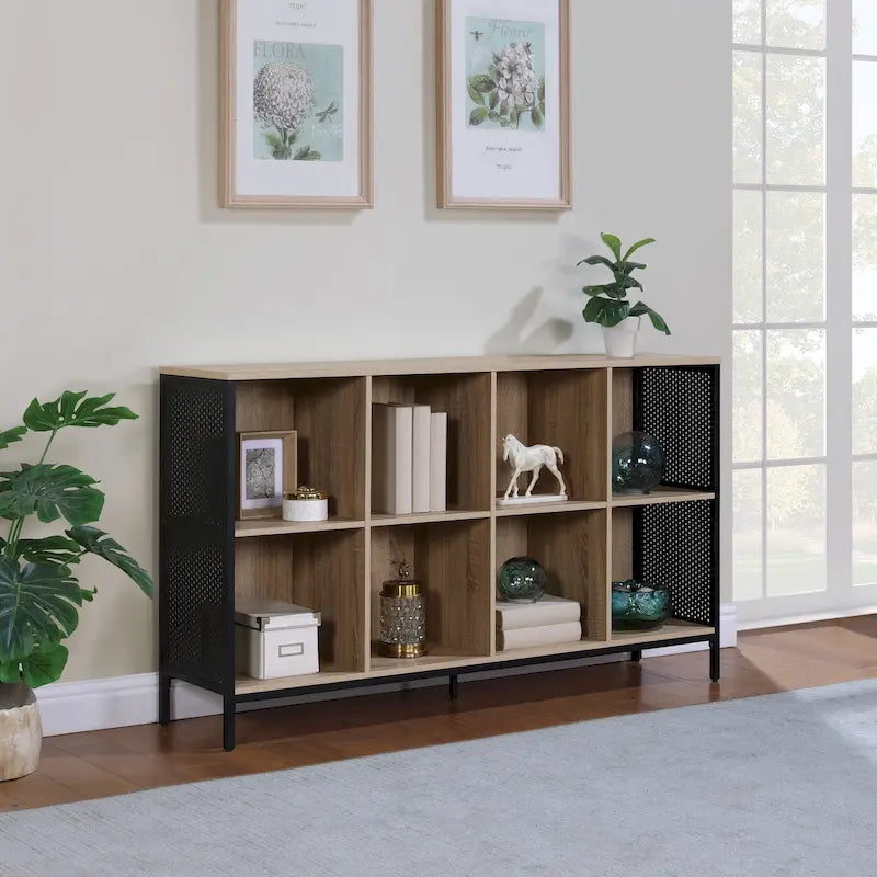 Étagère de rangement à 8 cubes