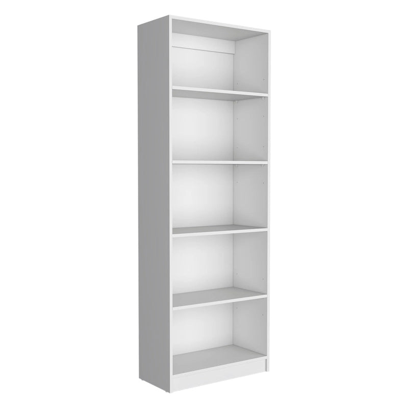 Lot de 2 bibliothèques larges à 5 étagères