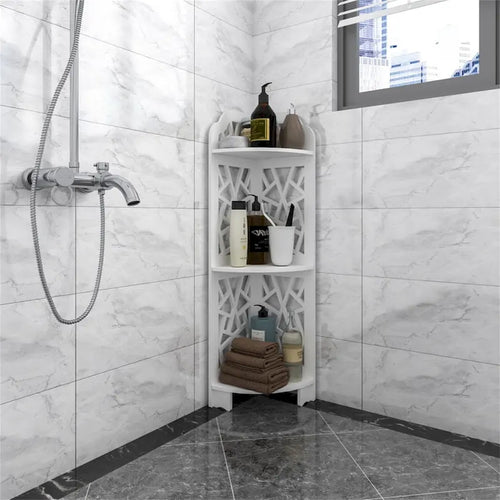 3 Tier Corner Bathroom Shelf Waterproof