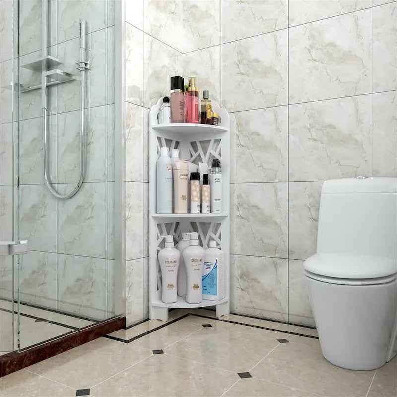 Étagère d'angle de salle de bain à 3 niveaux étanche