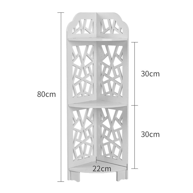 Étagère d'angle de salle de bain à 3 niveaux étanche