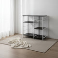Étagère de Cuisine 35,5, Meuble de Rangement 3 Niveaux pour Micro-ondes, Marron Foncé