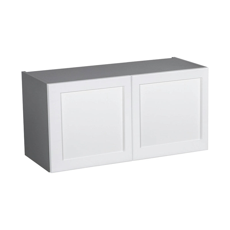 Meuble mural 24 x 18 - Deux portes - Gris - 24 x 18 x 12