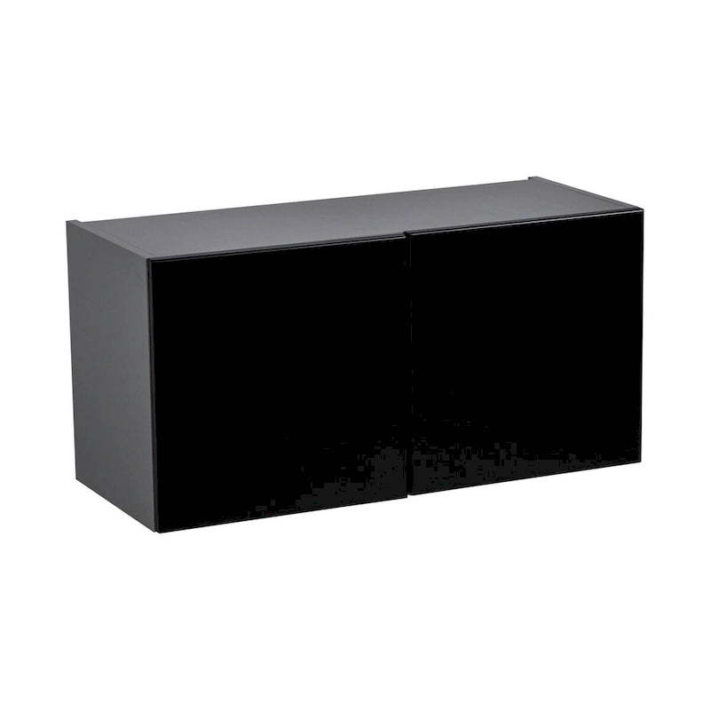 Meuble mural 24 x 18 - Deux portes - Gris - 24 x 18 x 12