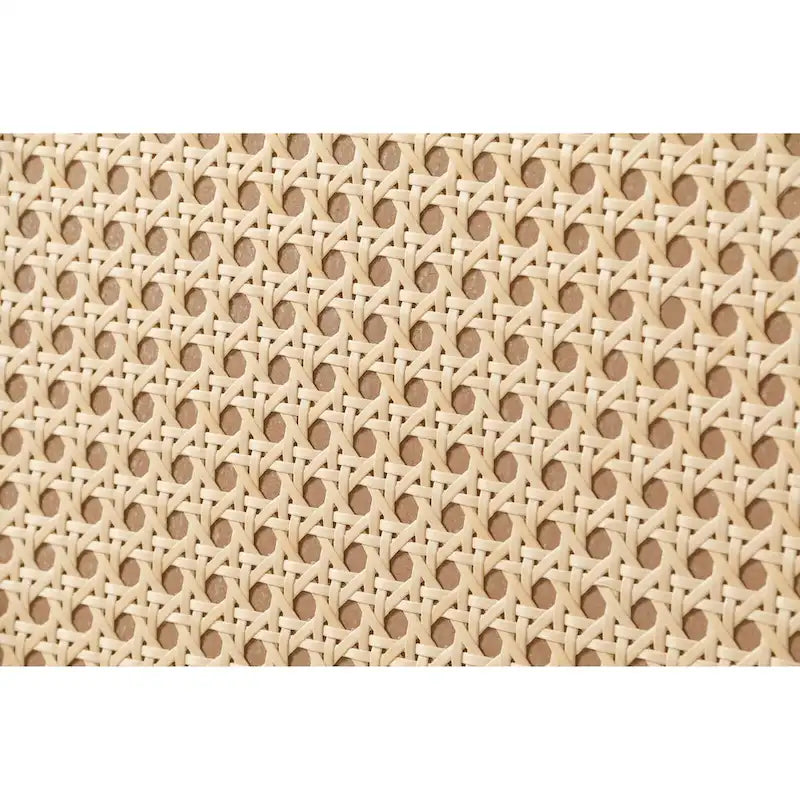 Buffet bas en rotin, meuble de rangement d'appoint avec 4 portes en rotin