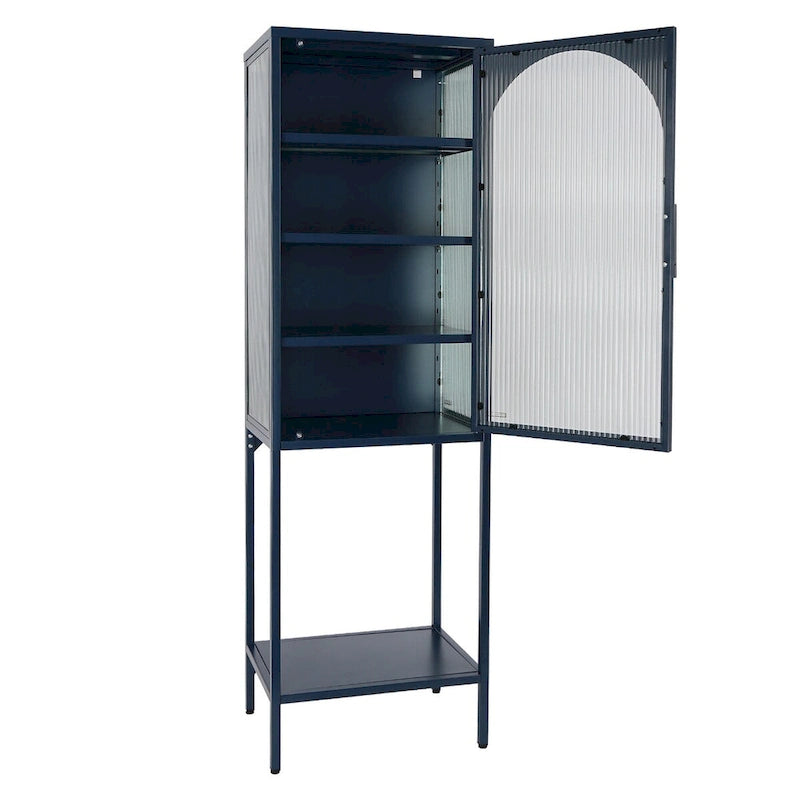Meuble à porte en verre trempé