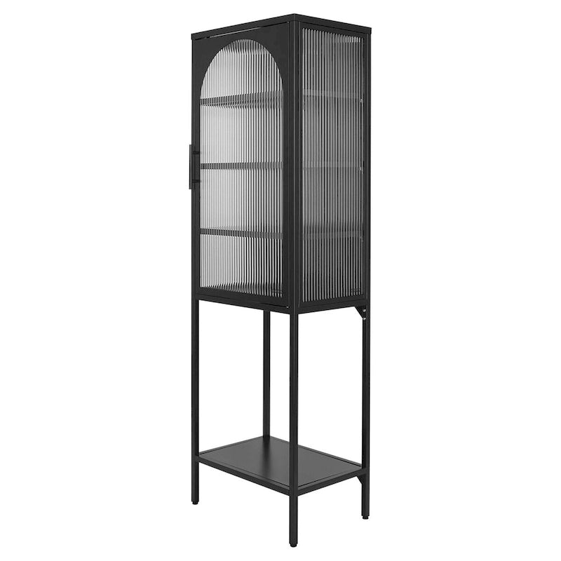 Meuble à porte en verre trempé