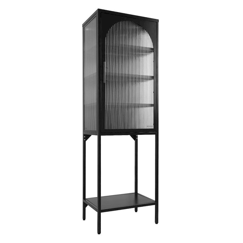 Meuble à porte en verre trempé