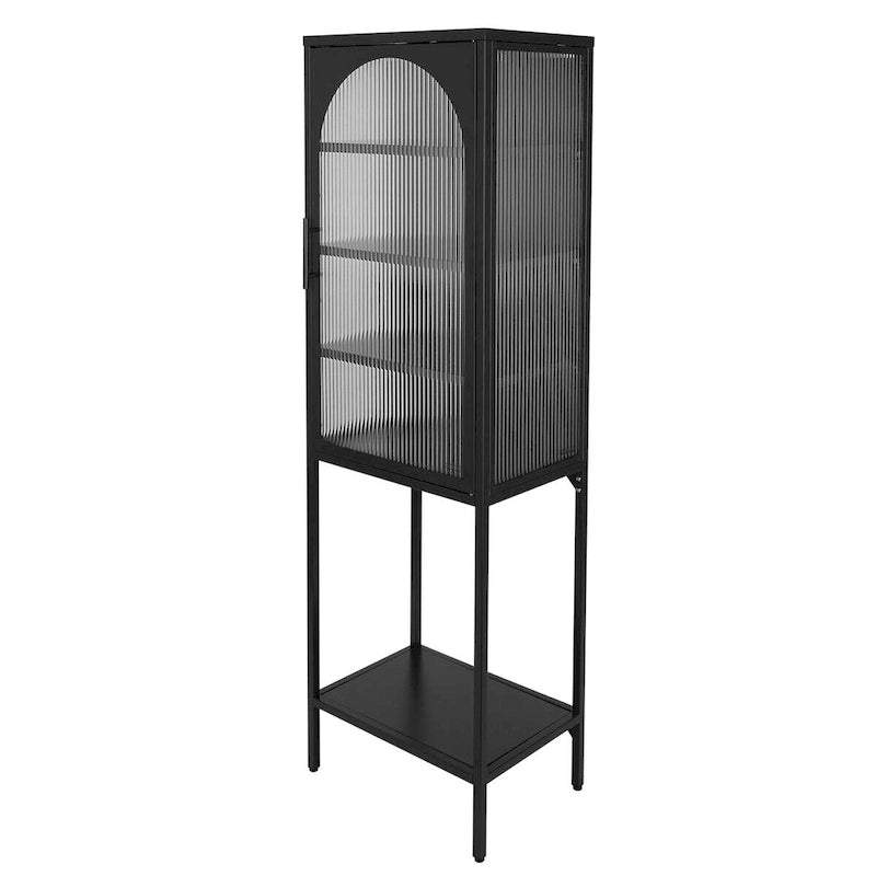 Meuble à porte en verre trempé