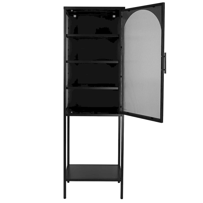Meuble à porte en verre trempé