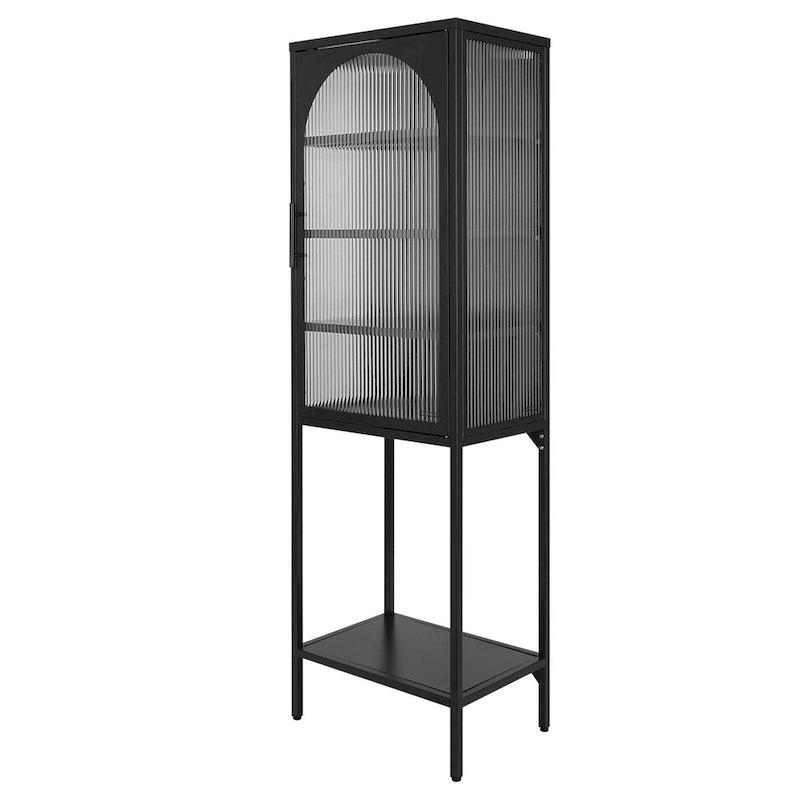 Meuble à porte en verre trempé