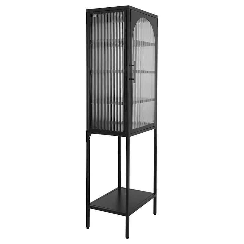 Meuble à porte en verre trempé