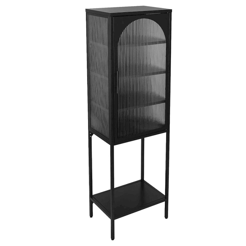 Meuble à porte en verre trempé