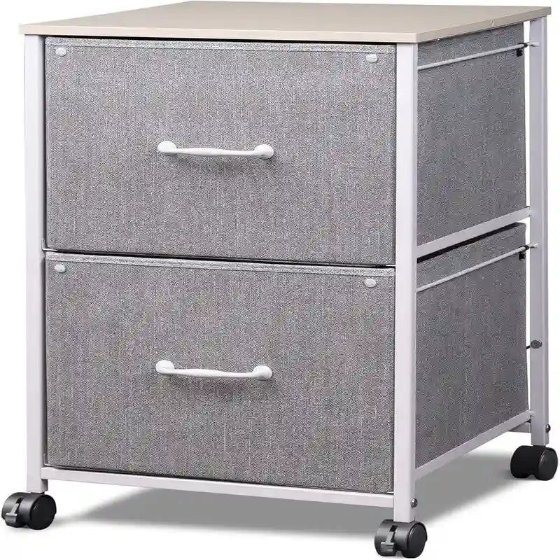 Classeur mobile à 2 tiroirs - 15,7P x 15,4L x 26,8H