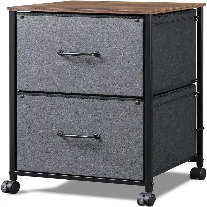 Classeur mobile à 2 tiroirs - 15,7P x 15,4L x 26,8H