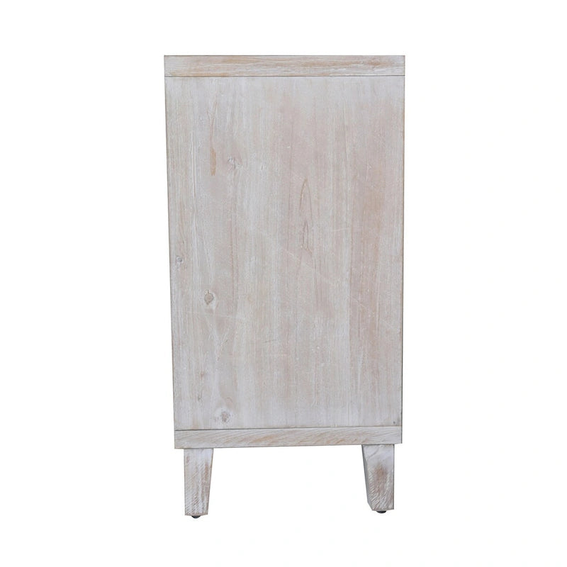 Meuble bas en bois à 4 portes