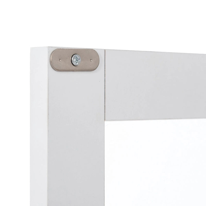 Meuble de rangement haut de salle de bain avec étagères et portes