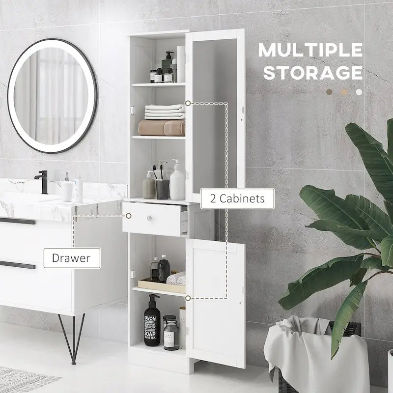 Meuble de rangement de salle de bain, Colonne de salle de bain