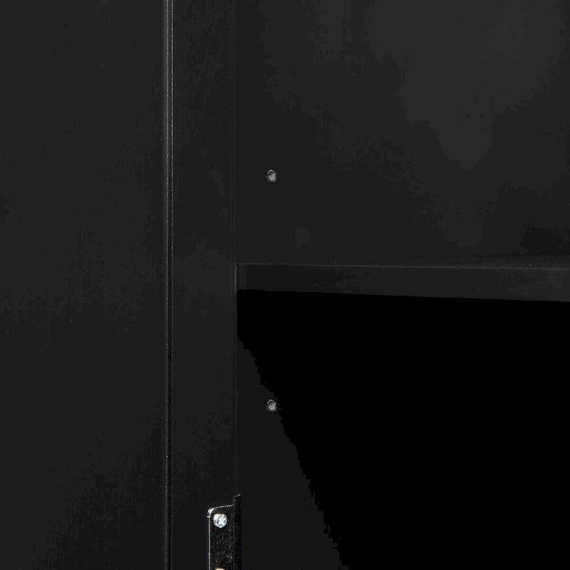 Armoire de rangement haute avec deux tiroirs