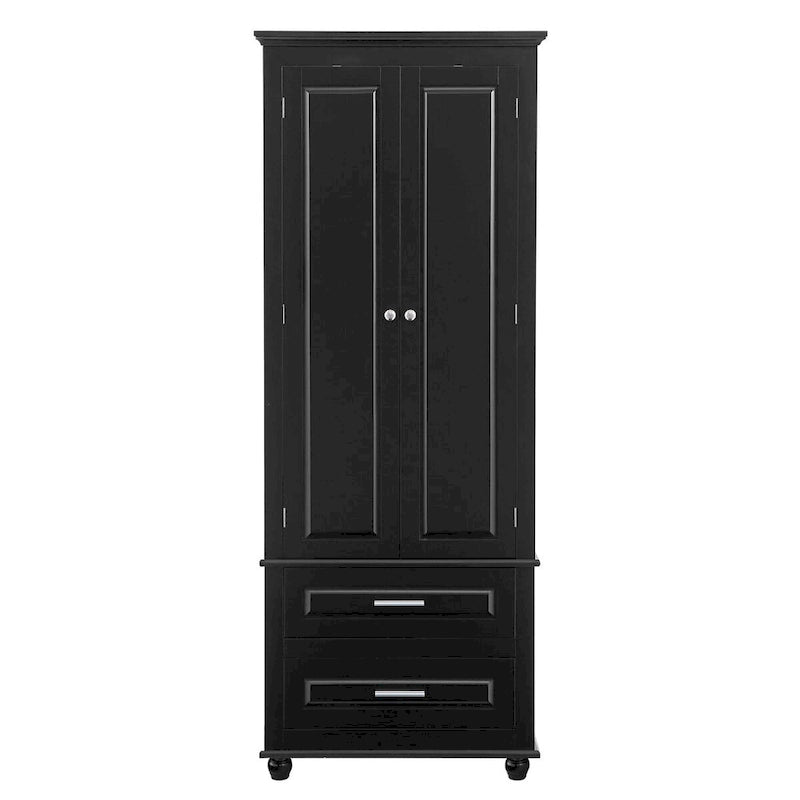 Armoire de rangement haute avec deux tiroirs